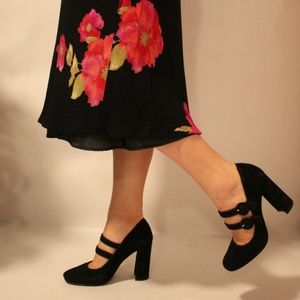 Black Vintage 4 in. Heels